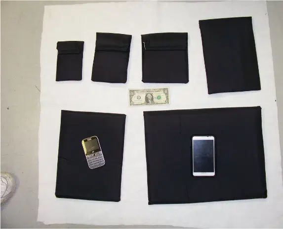 Shielded Cell Phone Bag, Faraday Bag